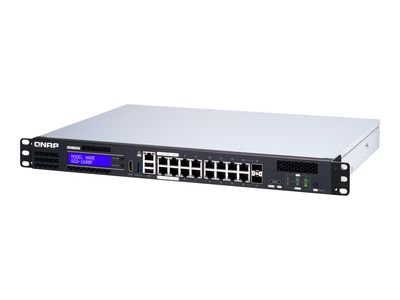 QNAP QGD-1600P - switch - 16 ports - smart - rack-mountable, QGD-1600P-4G