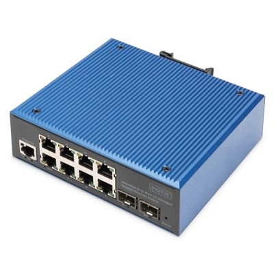 Switch Digitus Gigabit Ethernet Industrial 8+2, DN-651156
