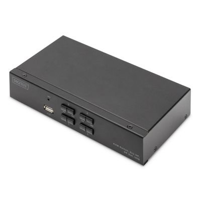 Switch Digitus KVM 4x1 DP, DP Out,USB 4xSp./Micro, DS-12891