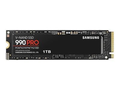 Samsung SSD 990 PRO - 1 TB - M.2 2280 - PCIe 4.0 x4 NVMe, MZ-V9P1T0BW
