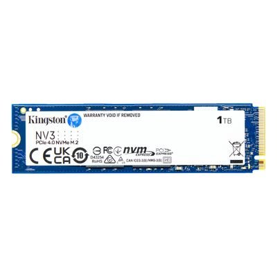 Kingston SSD SNV3S/1000G - 1000 GB - M.2 2280 - PCIe 4.0 x4 NVMe, SNV3S/1000G