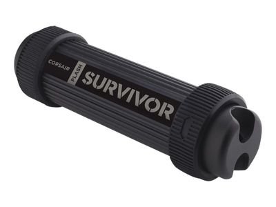 CORSAIR USB-Stick Survivor - USB 3.2 Gen 1 (3.1 Gen 1) - 256 GB - Black, CMFSS3B-256GB