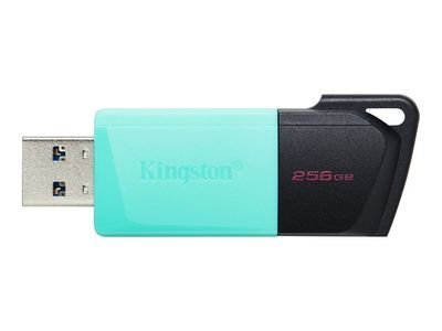 Kingston USB-Stick DataTraveler Exodia M - USB 3.2 Gen 1 (3.1 Gen 1) - 256 GB - Black/Turquoise, DTXM/256GB