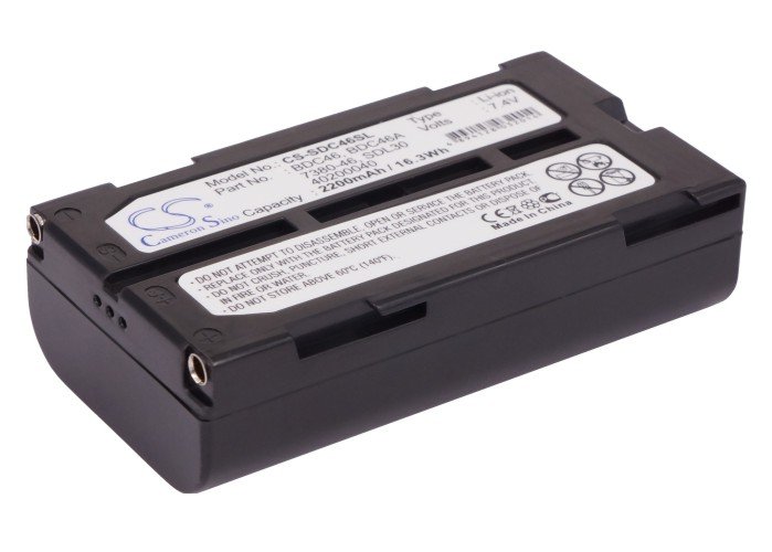 Sokkia BDC46, BDC46A, 7380-46, SDL30, 40200040 laitteen akku 2200mAh