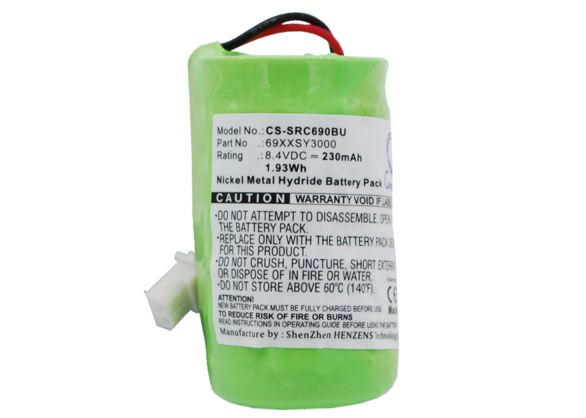 Symbol VRC6900, VRC6940, VRC6946 CMOS aku 230mAh