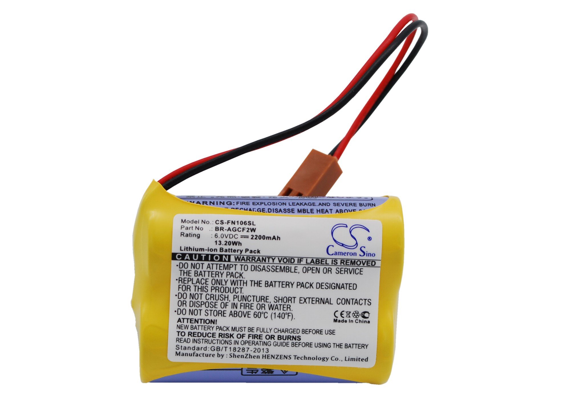 Panasonic BR-ACF2P, BR-AGCF2W  PLC akumulatoru 2200mAh