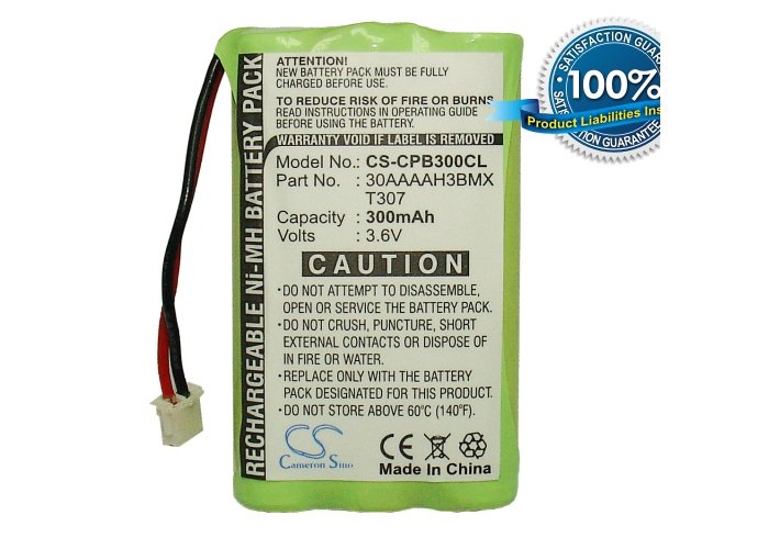 GP 30AAAAH3BMX, T307, Philips KALA3353 cordless phone battery 700mAh