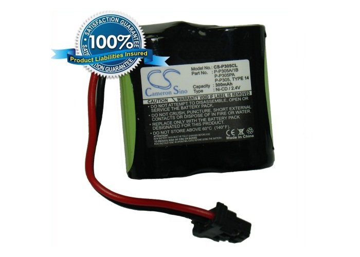 Panasonic P-P305, P-P305A, P-P305A/1B, P-P305PA, TYPE 14 battery 300mAh