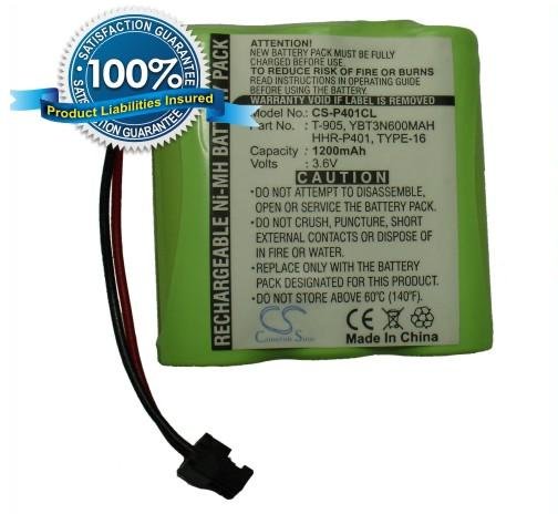 Panasonic M240 battery HHR-P401 1200mAh