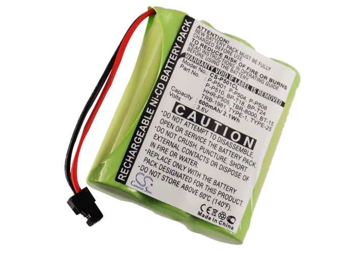 GP GP60AAK3BMS, GP80AAS3BMX bezvada tālruņa akumulators 700mAh