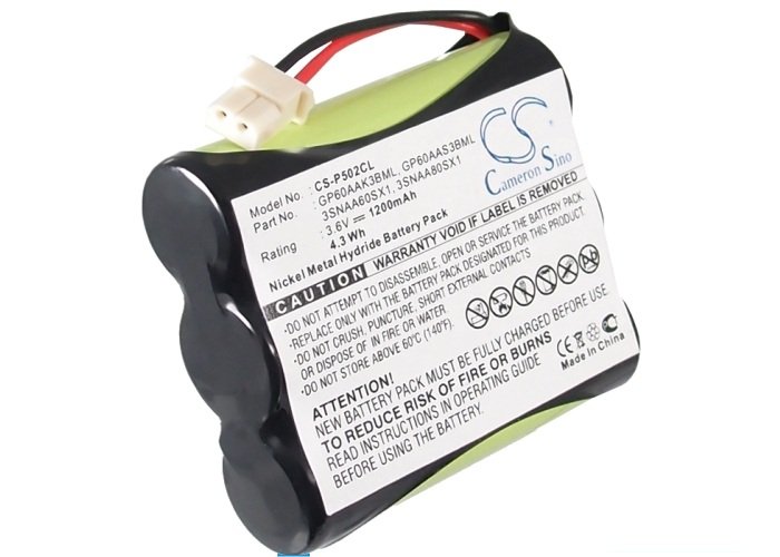 SANYO 23620, 3KR600AAL, 3KR800AAE, 3N600AA(MRX) battery 1200mAh