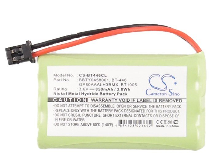 GP GP80AAALH3BMX, BBTY0457001 bezvadu tālruņa akumulators 800mAh