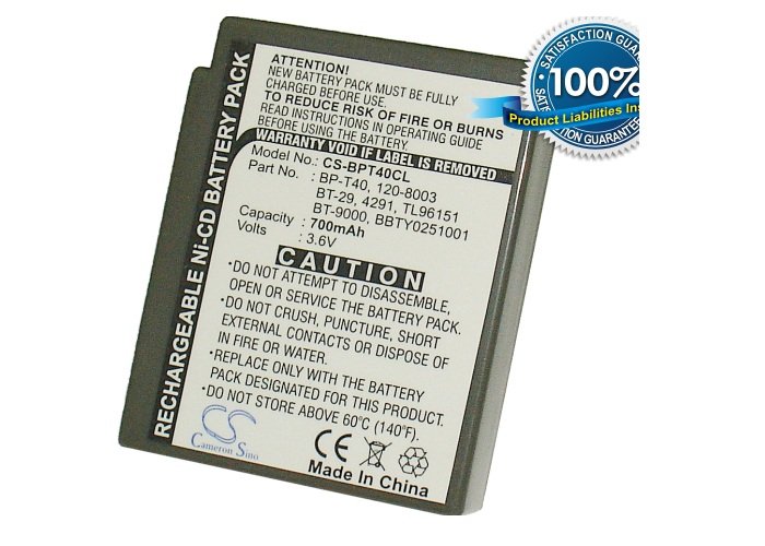 Sony 4291, BT-29, BT-9000, BBTY0251001, TL96151, T-108, S60510 akku 700mAh