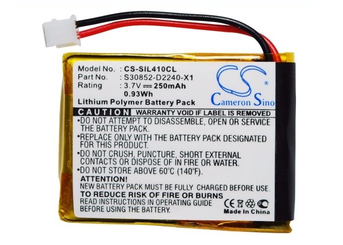 Siemens Gigaset L410 S30852-D2240-X1, V30145-K1310-X448, V30145-K1310-X458 battery 250mAh