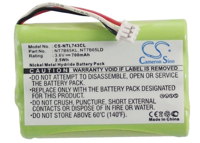 Nortel  NT7B65KL, NT7B65LD bezvada tālruņa akumulators 700mAh