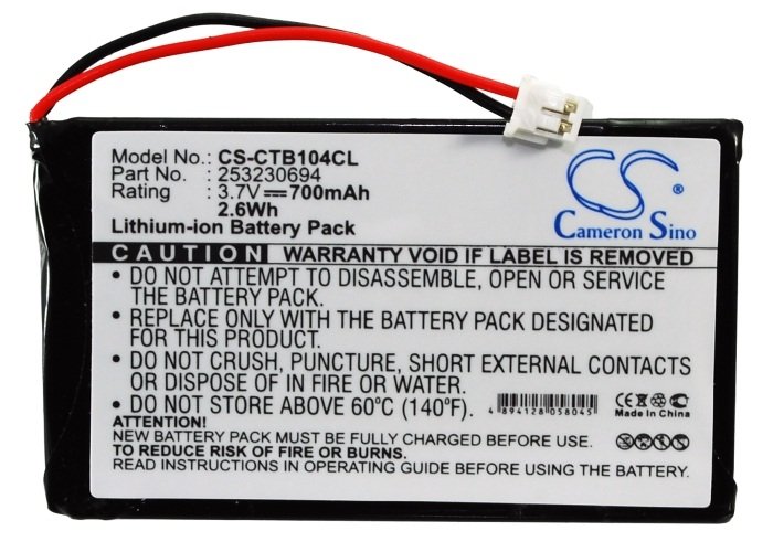 Sagem 690, Telstra THUB, CTB104 LP043048AH, 253230694, CTB104 battery 700mAh