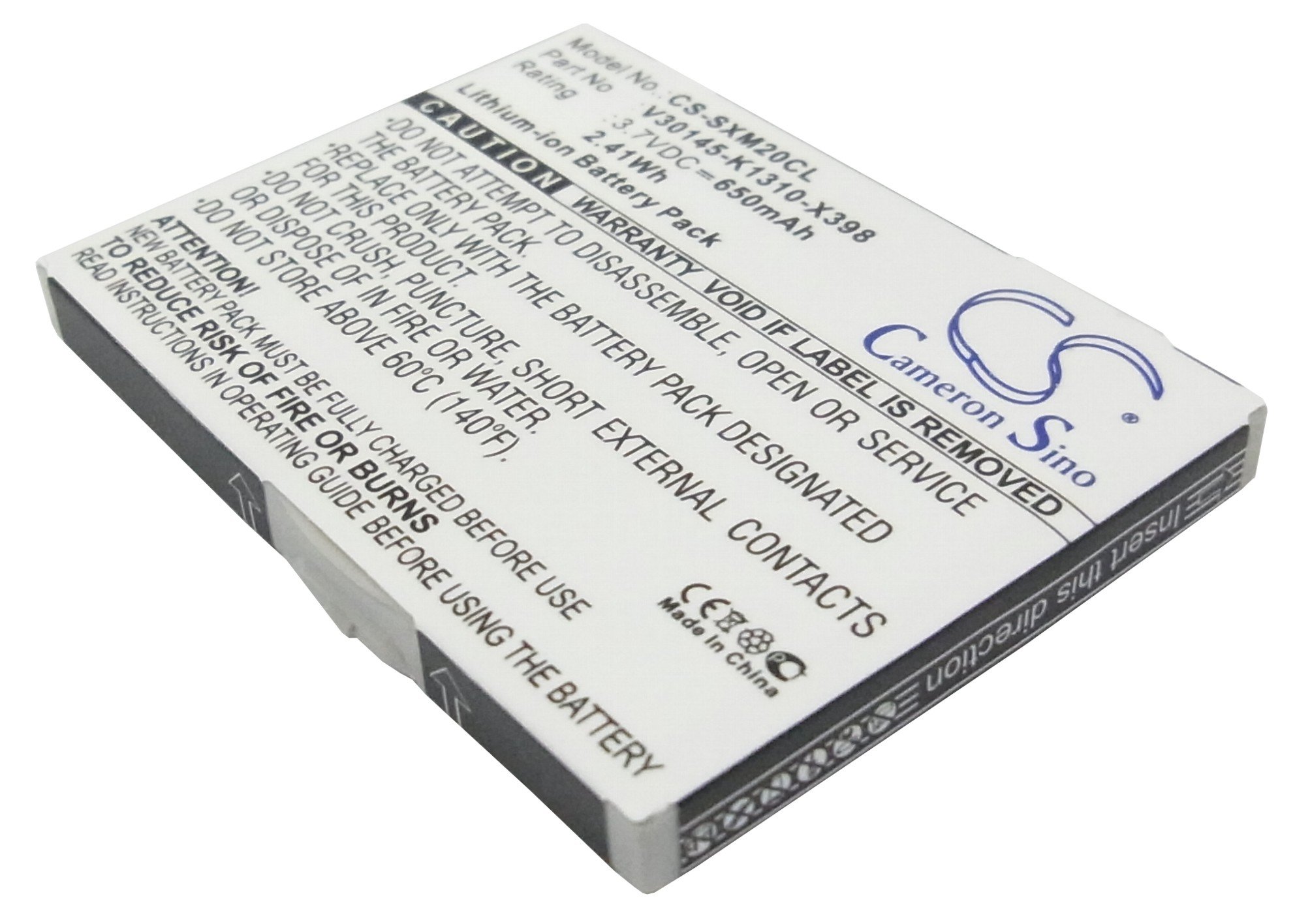 Siemens V30145-K1310-X398 bezvada tālruņa akumulators 650mAh