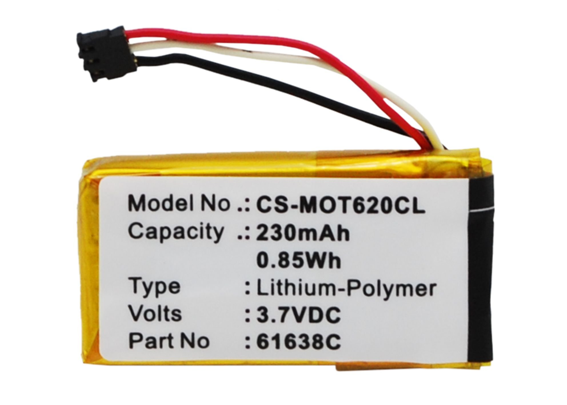 Motorola 61638C, SNN5904A 230mAh Cordless Phone akku