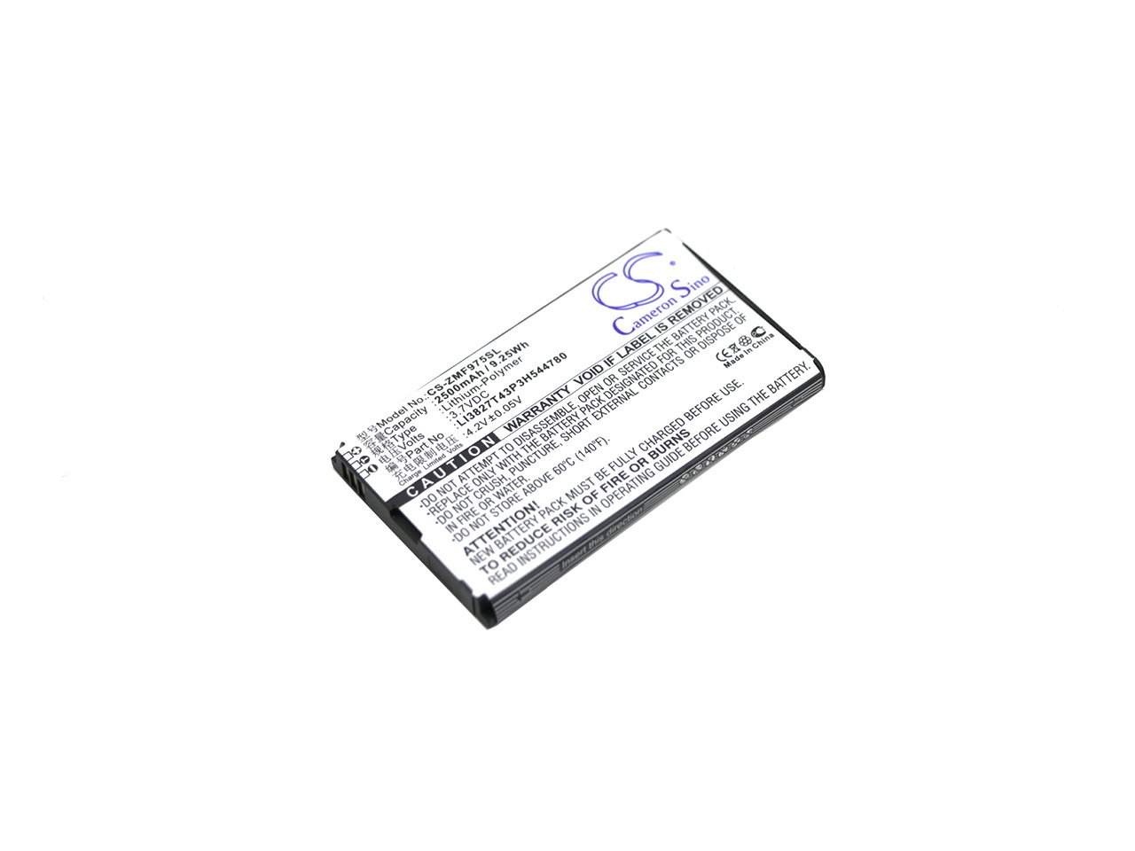 ZTE LI3827T43P3H544780, ZEBAU1 2500mAh Li-PL Equipment aккумулятор