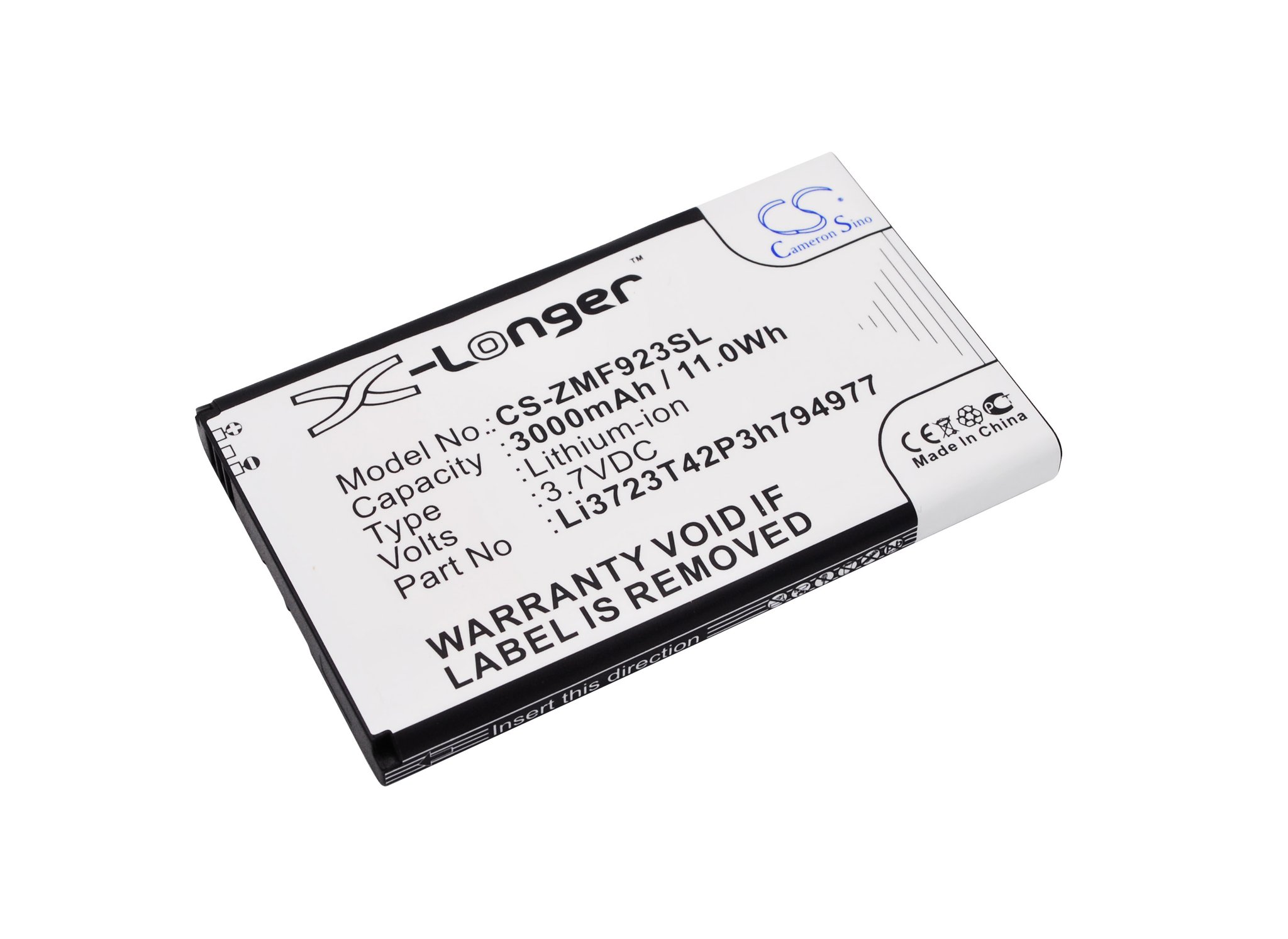 ZTE Li3723T42P3h794977 3000mAh Li-PL Equipment aккумулятор