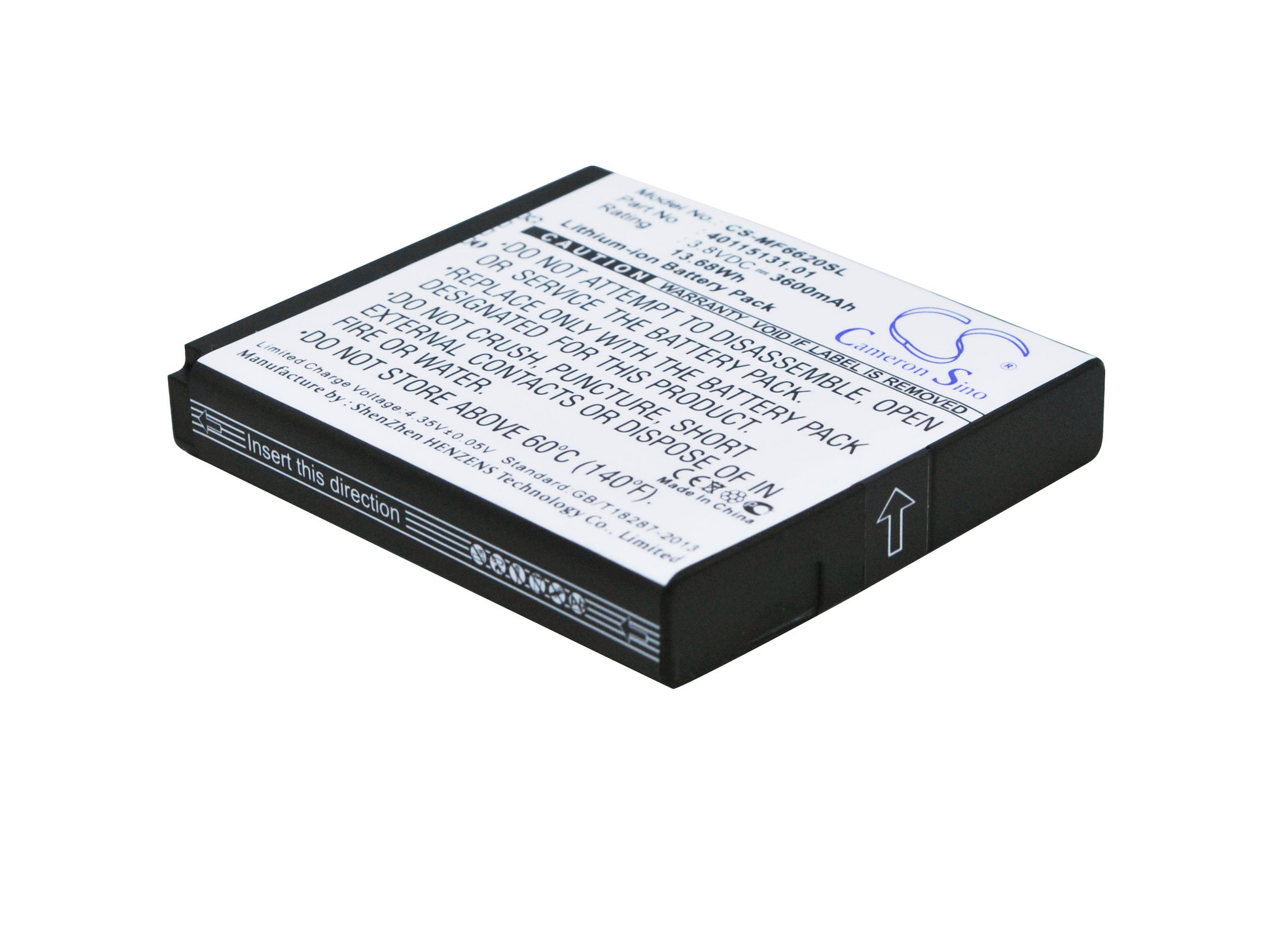 Novatel 40115131.01, GB-S10-985354-0100 3600mAh Li-ion seadme aku