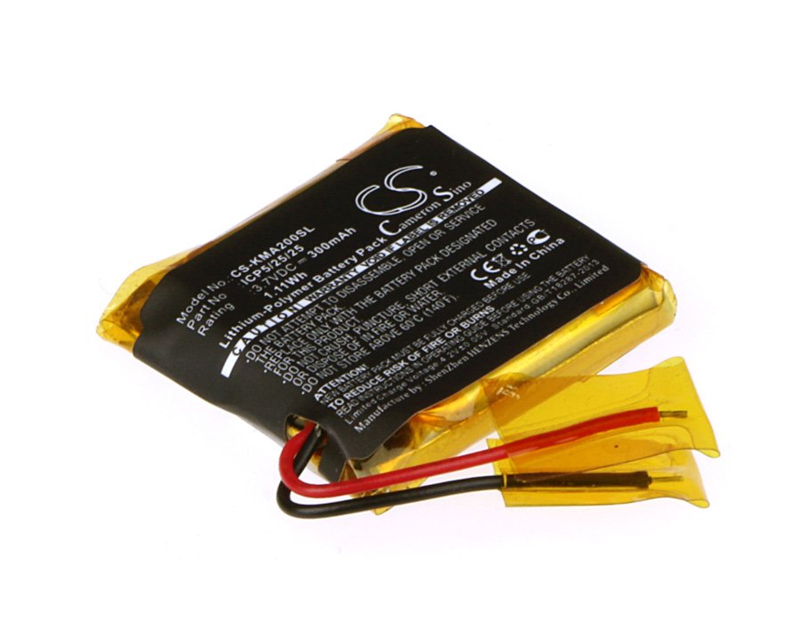 Rocketfish ICP5/25/25 300mAh Li-PL kuulokkeen akku