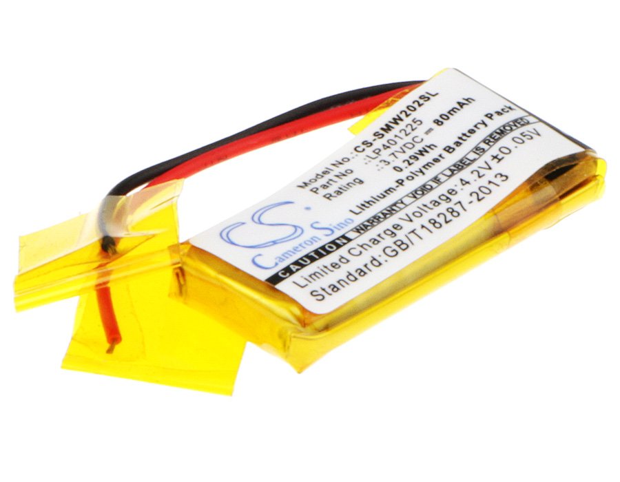 Sony LP401225 80mAh Li-PL Headphone Battery