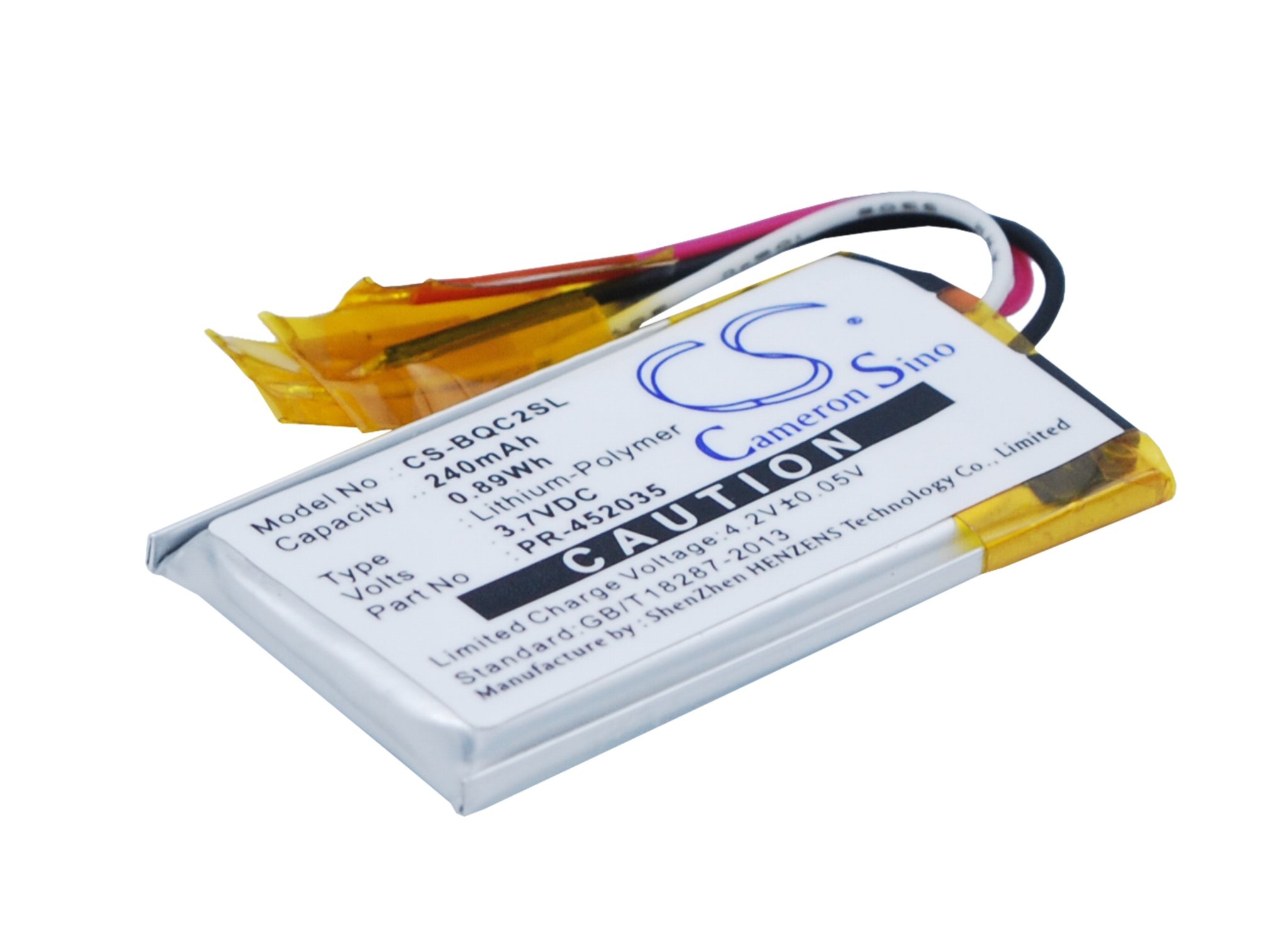 Bose PR-452035 240mAh Li-PL Headphone Battery