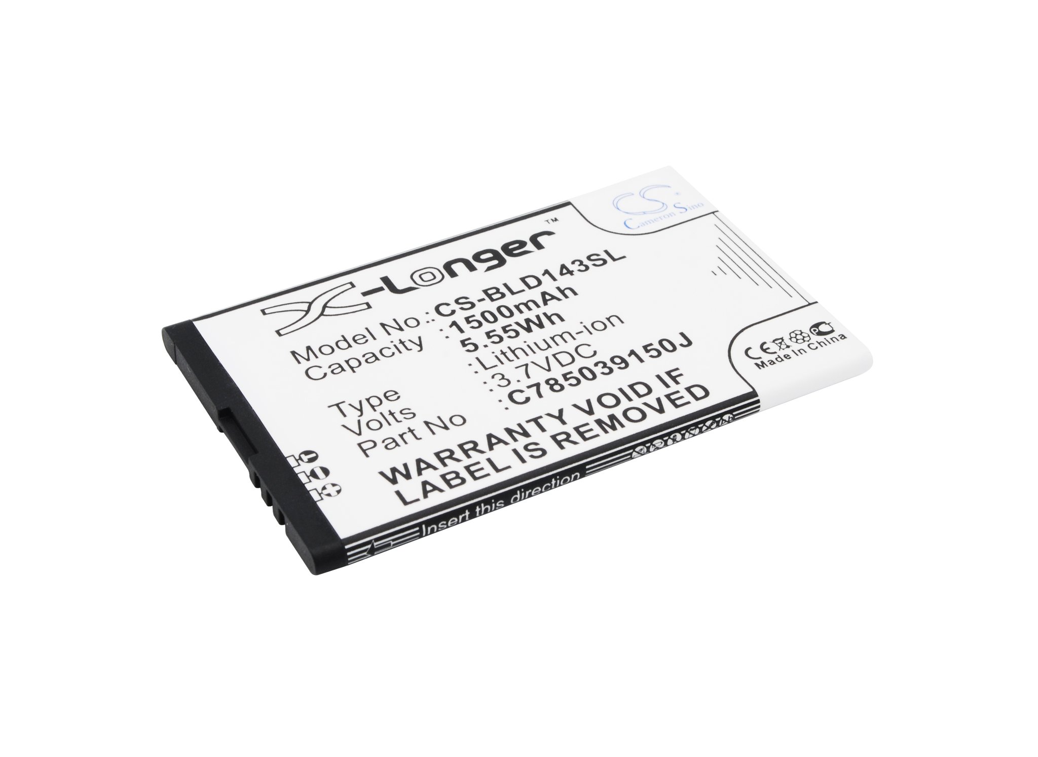 BLU C785039150J 1500mAh Li-ion mobile phone battery