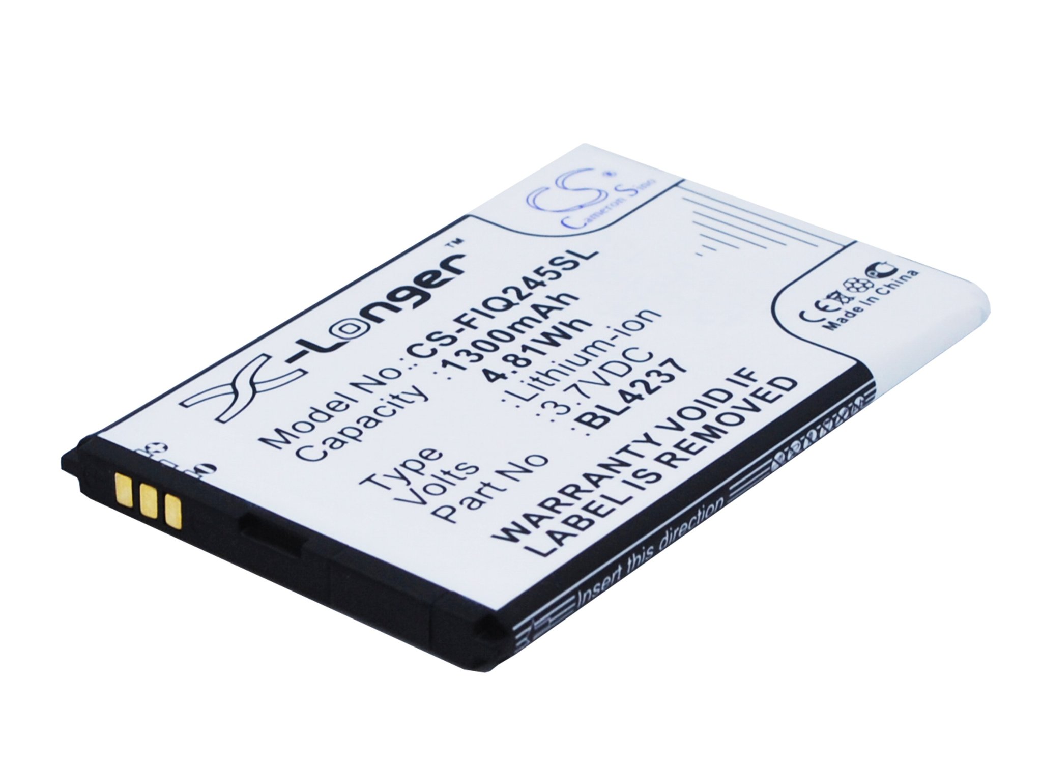 Fly BL4237 1300mAh Li-ion аккумулятор телефона