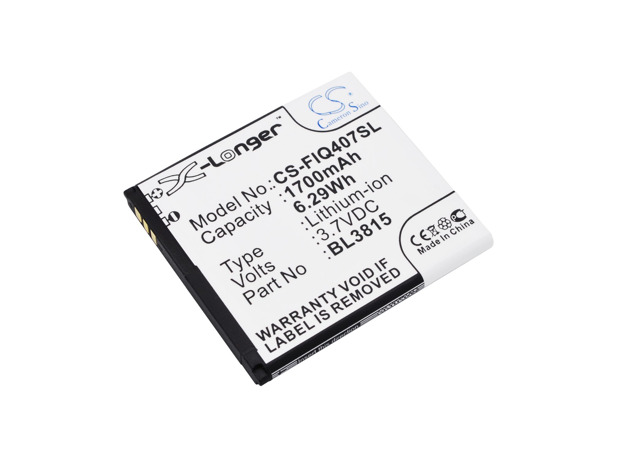 Fly BL3815 1700mAh Li-ion аккумулятор телефона