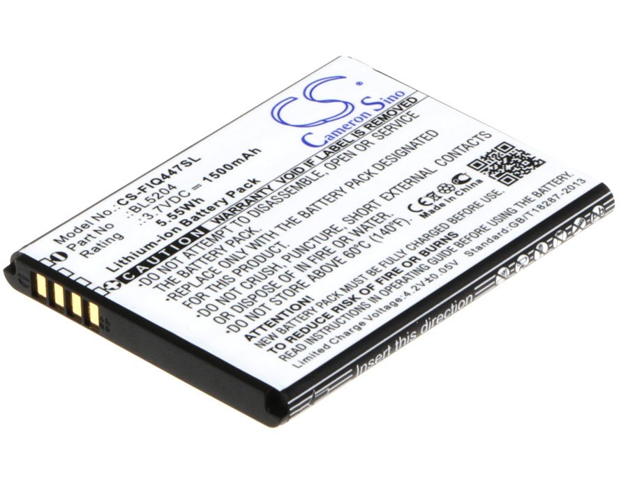 Fly BL5204 1500mAh Li-ion аккумулятор телефона