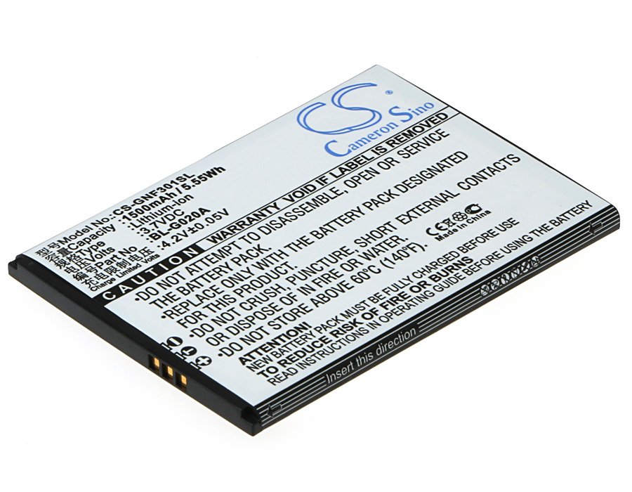 Gionee BL-G020A 1500mAh Li-ion telefonu akumulatoru