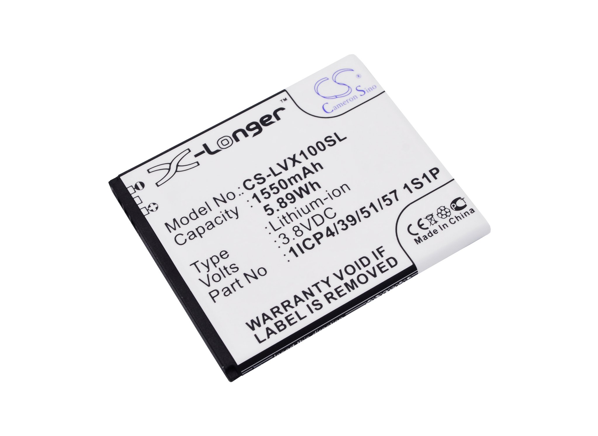 Lava 1ICP4/39/51/57 1S1P 1550mAh Li-ion aккумулятор