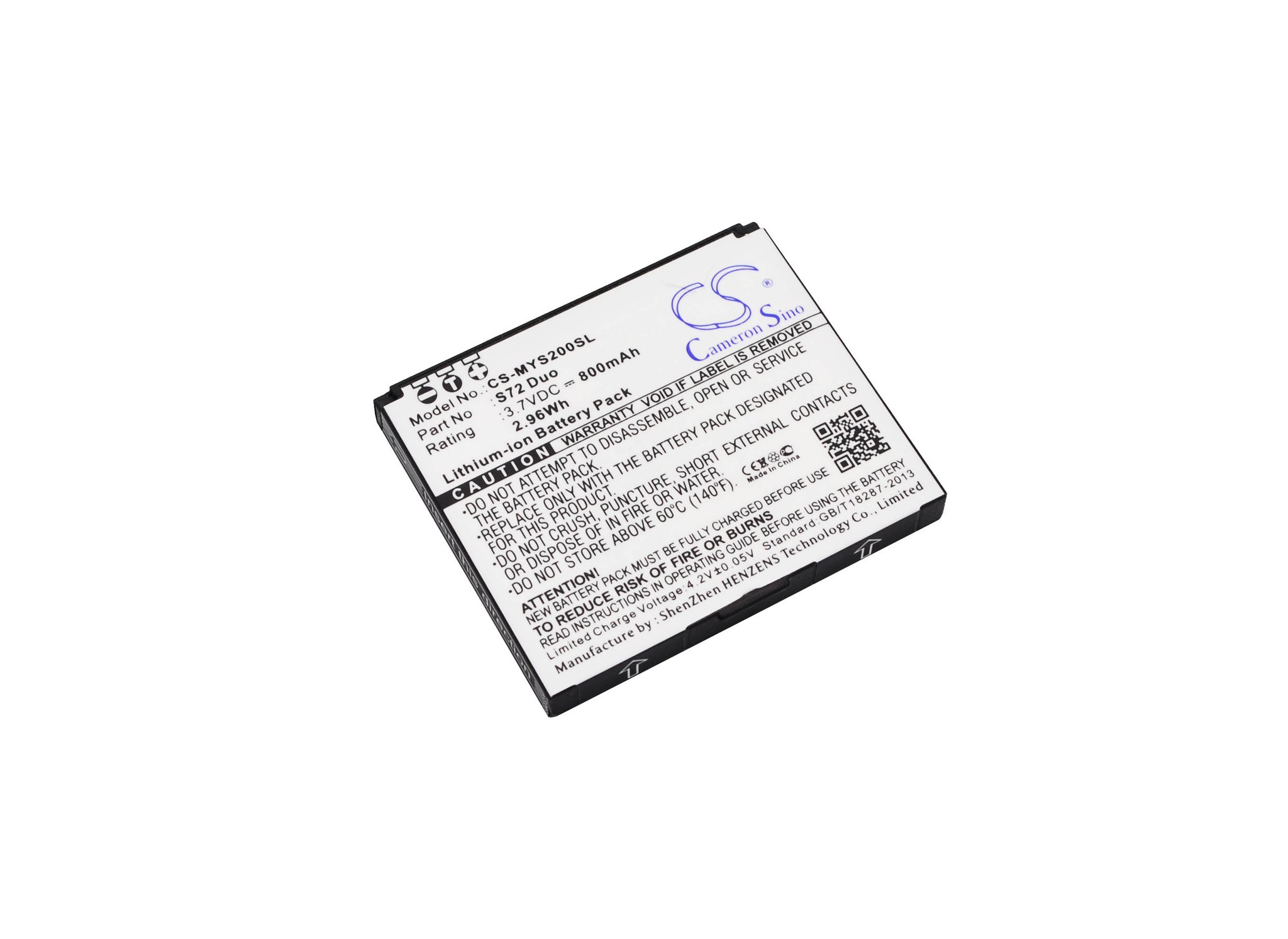 MyPhone S72 Duo 800mAh LI-ion telefoni aku