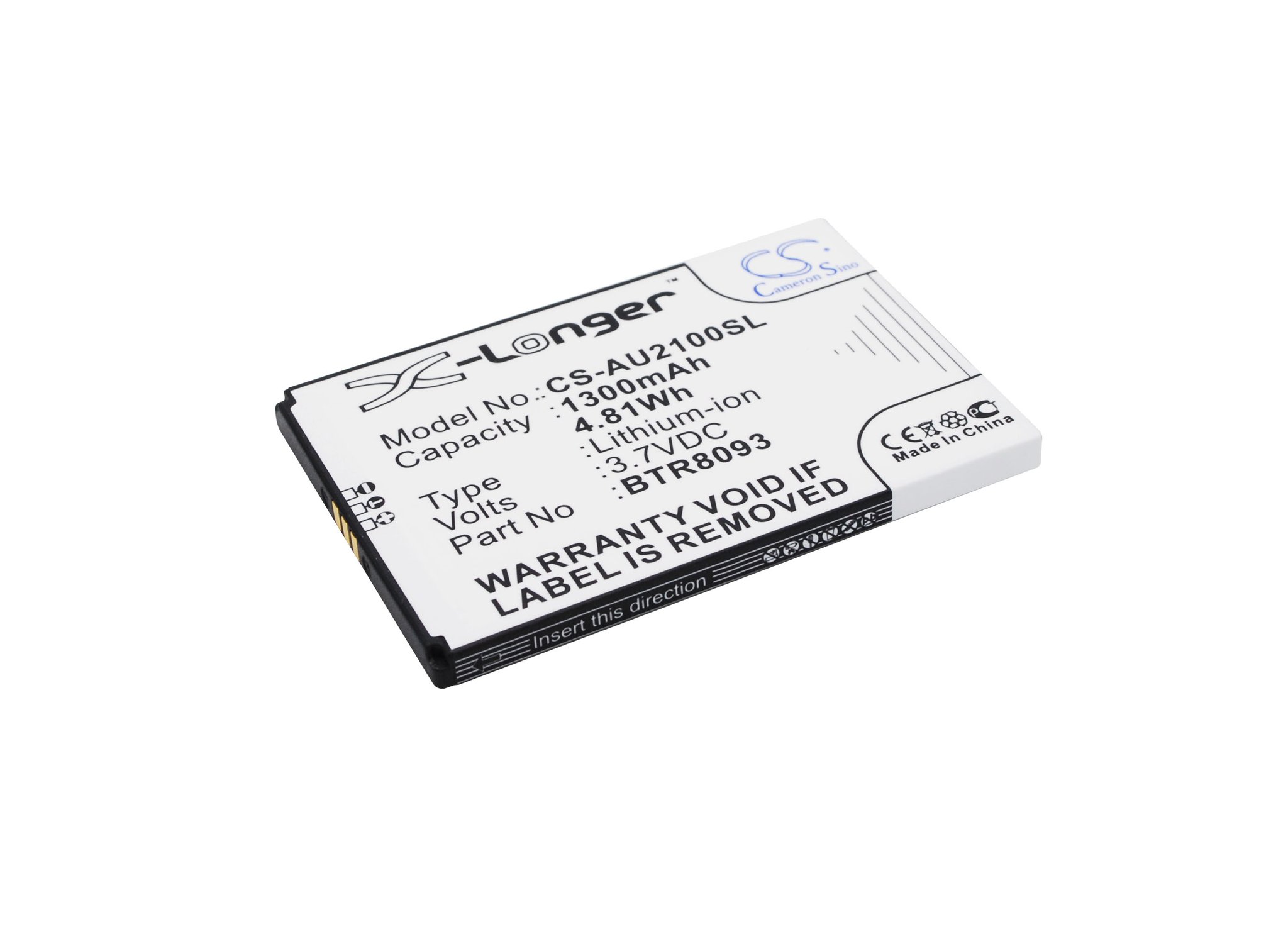 Starcom BTR8093 1300mAh Li-ion mobile phone battery