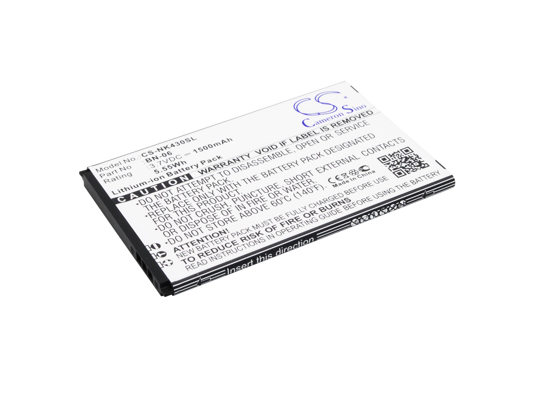 Nokia BN-06 1500mAh Li-ion telefonu akumulatoru