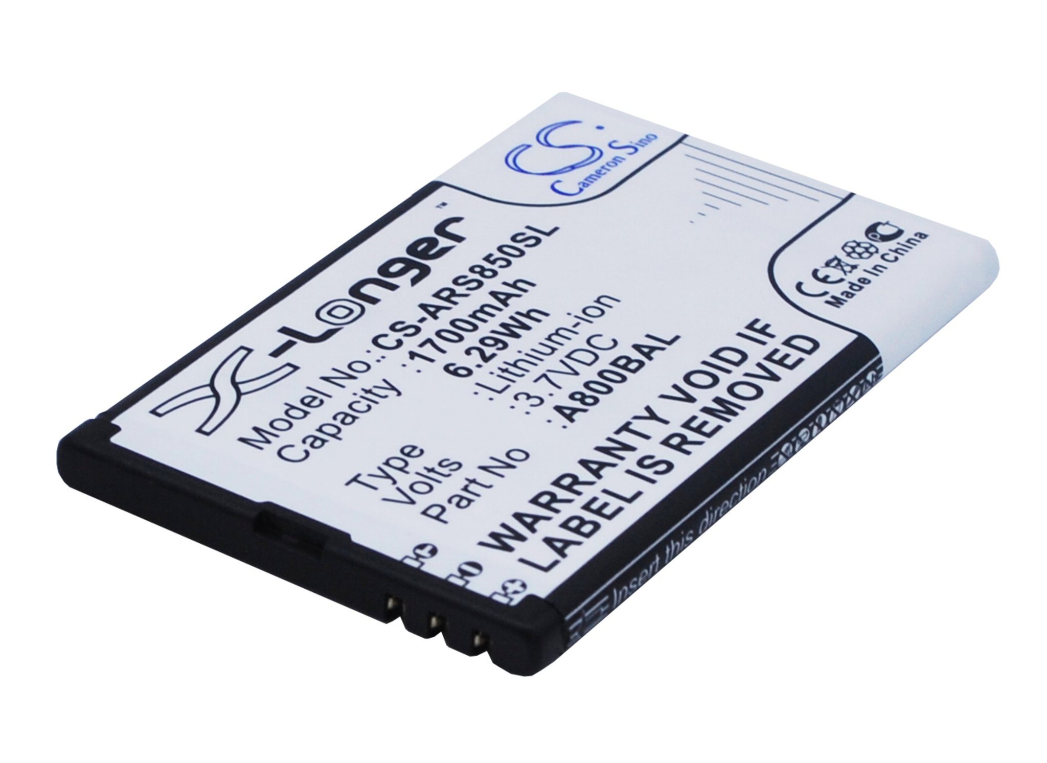 Aligator A800BAL 1700mAh Li-ion аккумулятор телефона