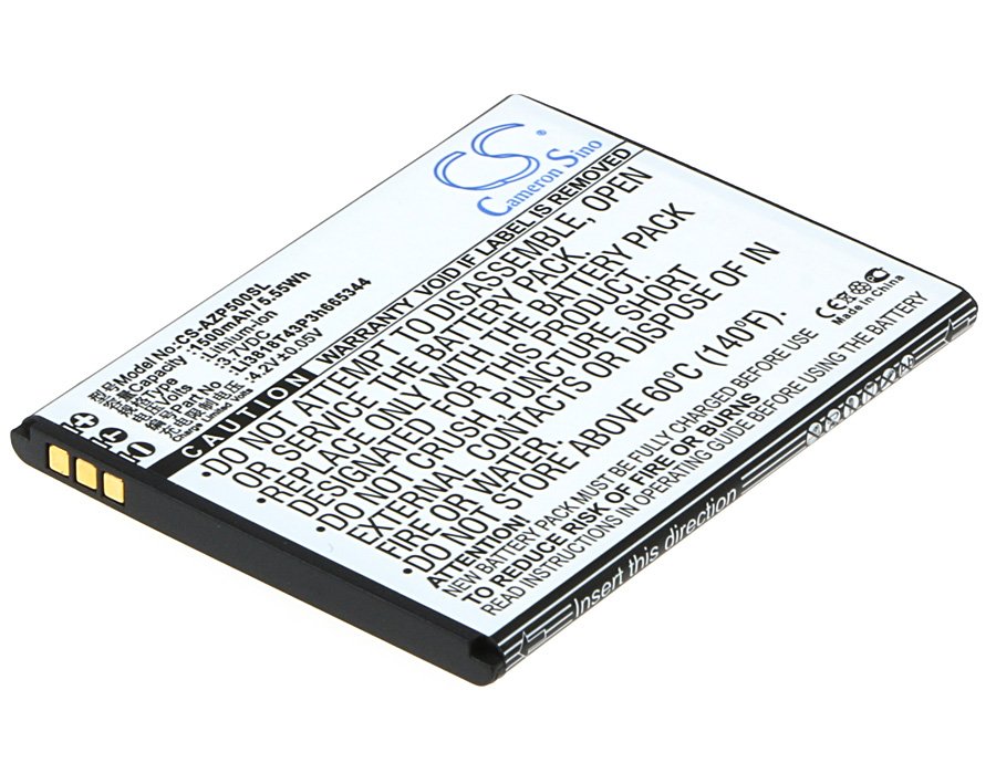 Amazing Li3818T43P3h665344 1500mAh Li-ion mobile phone battery