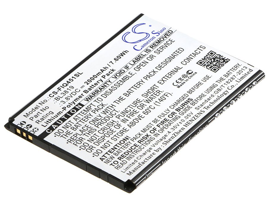 Fly BL3819 2000mAh Li-ion aккумулятор