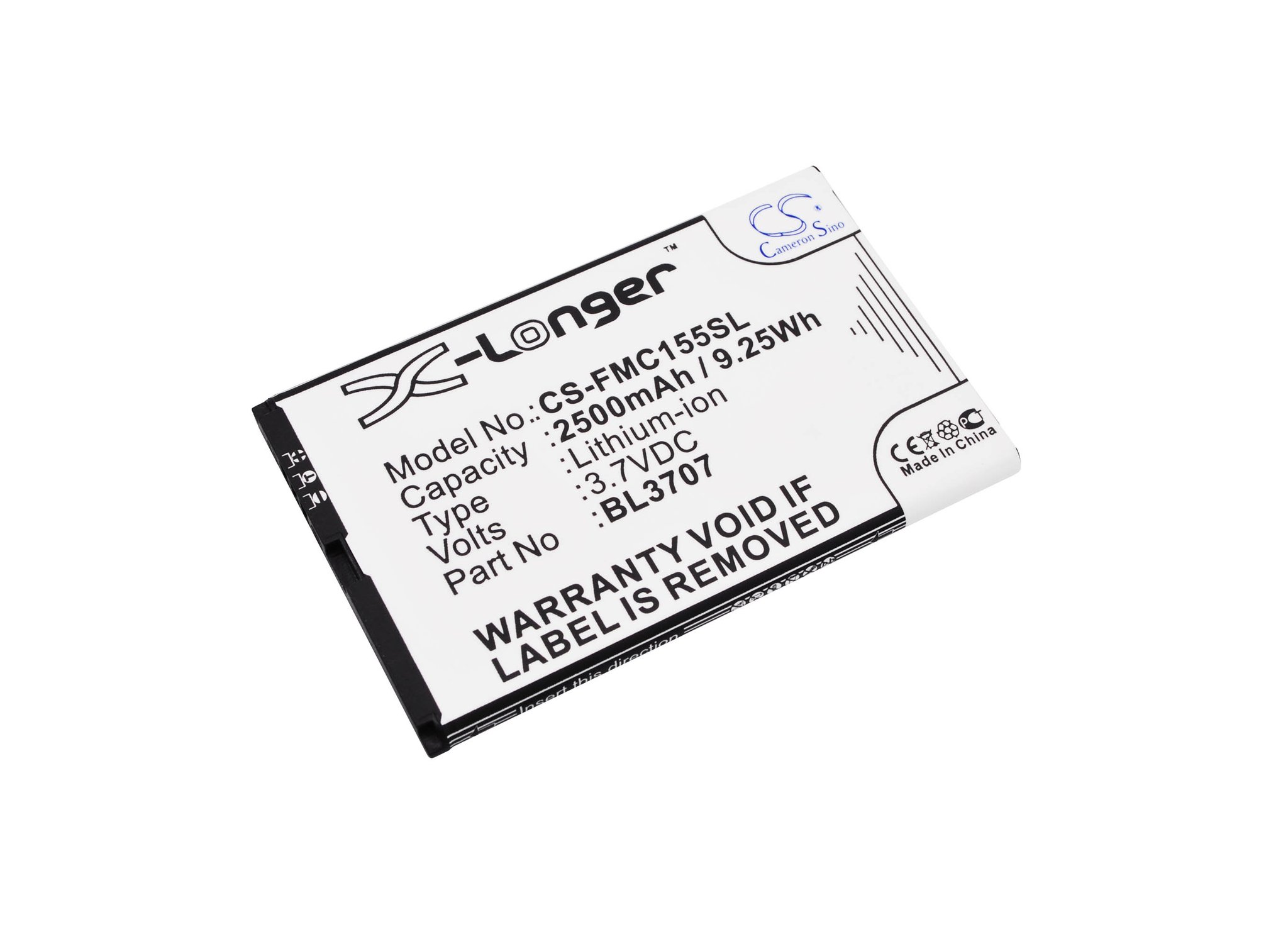 Fly BL3707 2500mAh Li-ion aккумулятор