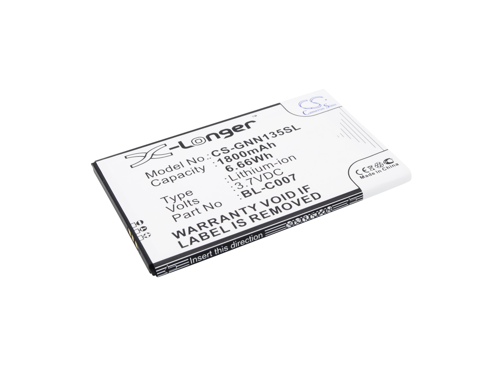 Gionee BL-C007 1800mAh Li-ion aккумулятор