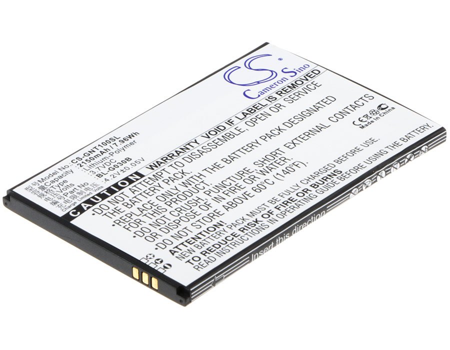 Gionee BL-G030B 2150mAh Li-Polymer telefonu akumulatoru