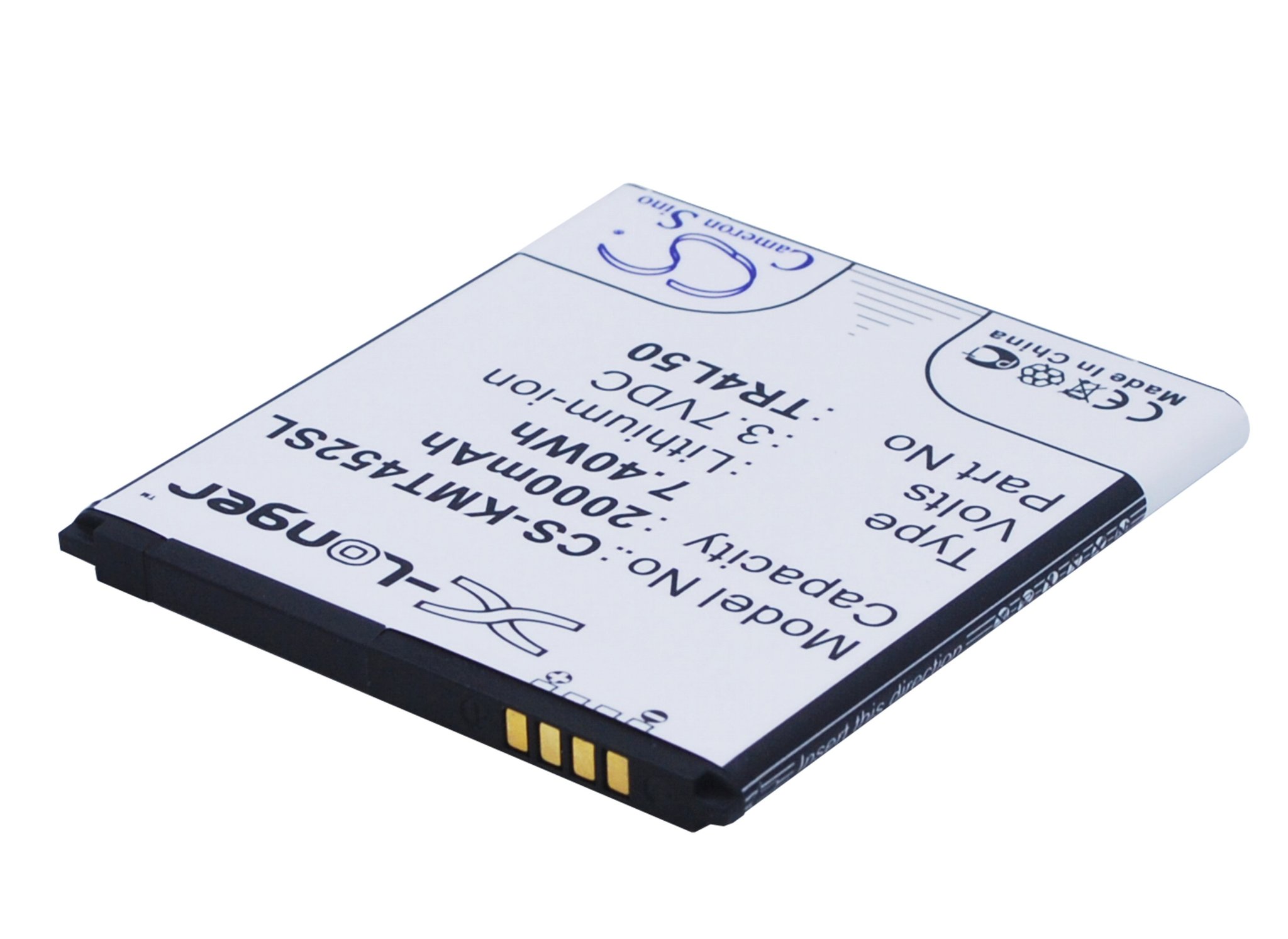 Kazam TR4L50, TR4L50-CBCMB10001885 2000mAh Li-ion aккумулятор