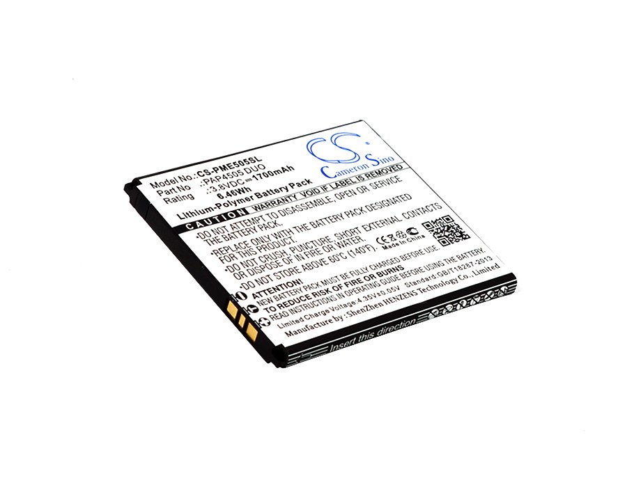 Prestigio PAP4505 DUO 1700mAh Li-PL telefonu akumulatoru