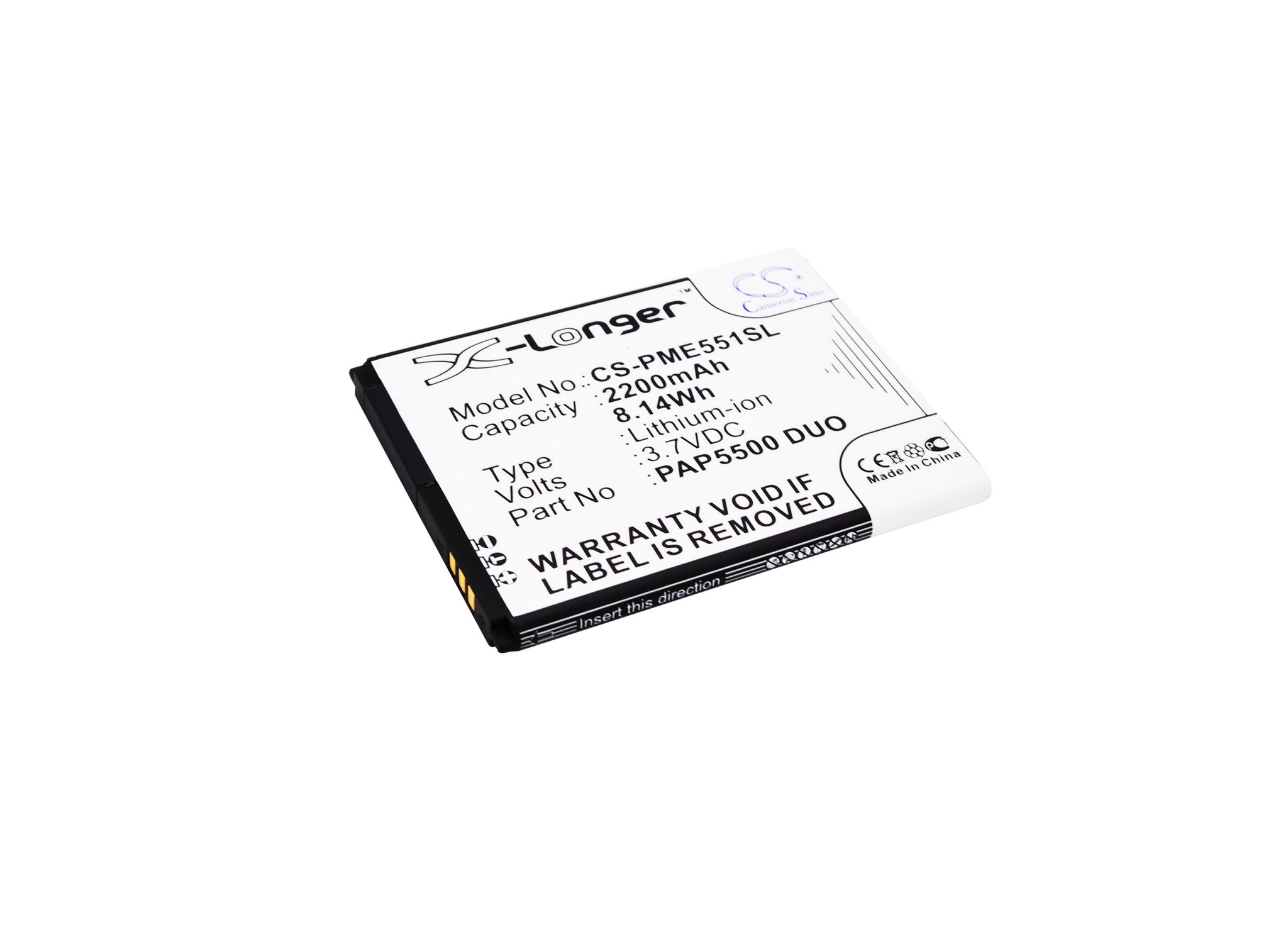 Prestigio PAP5500 DUO 2200mAh Li-ion telefonu akumulatoru