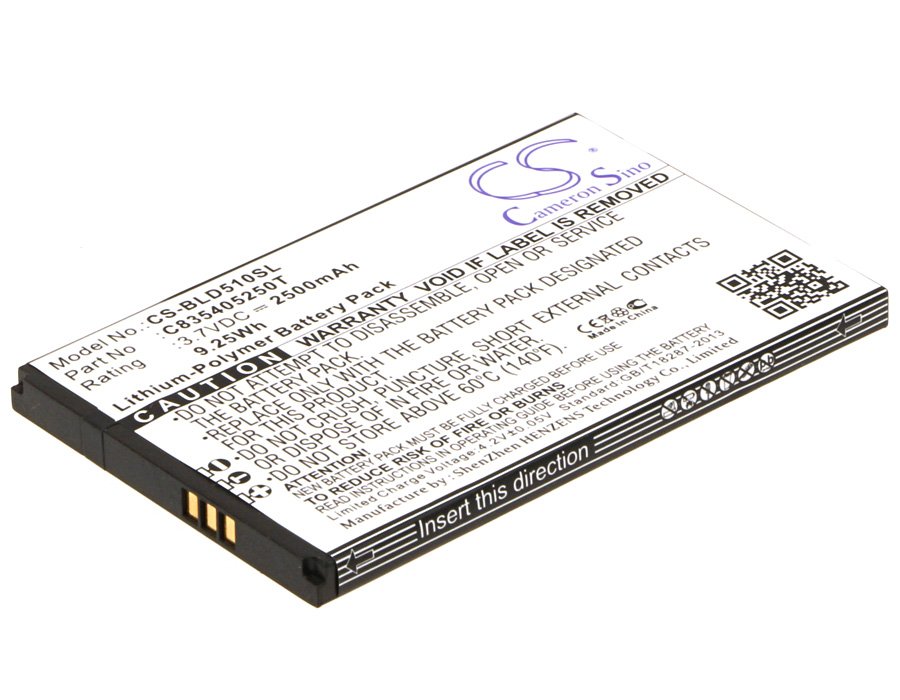 BLU C835405250T 2500mAh Li-PL mobile phone battery