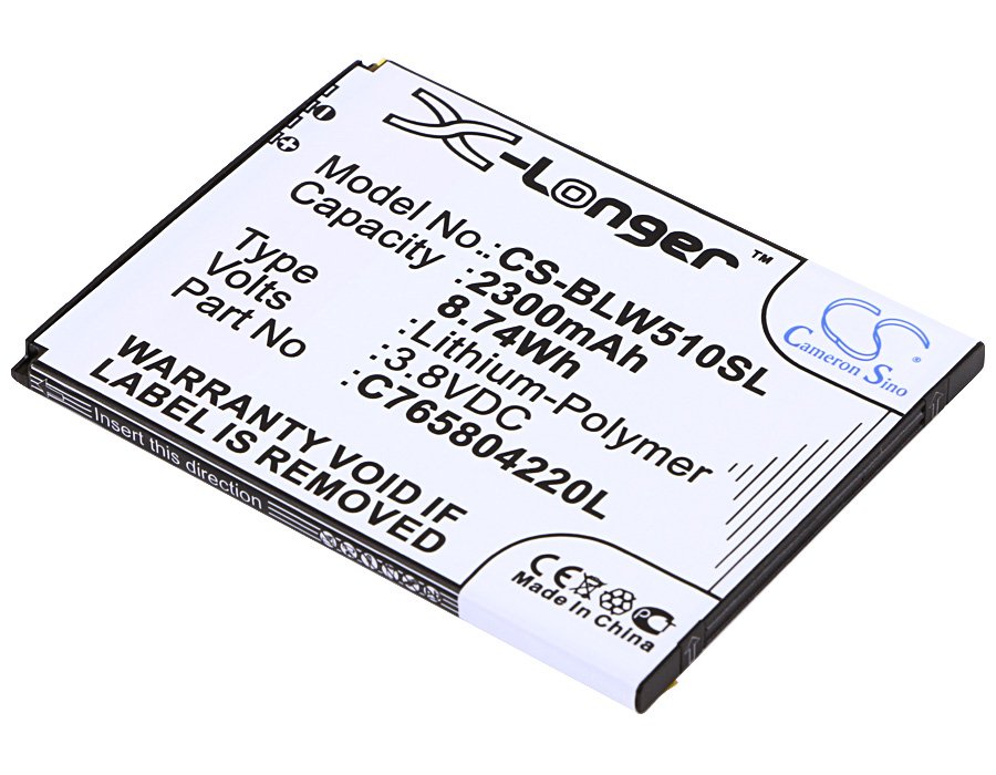 BLU C765804220L 2300mAh Li-PL mobile phone battery