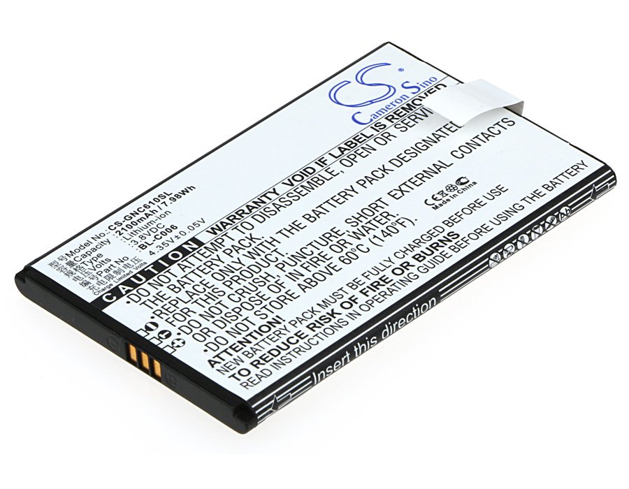 Gionee BL-C006 2100mAh Li-ion telefonu akumulatoru