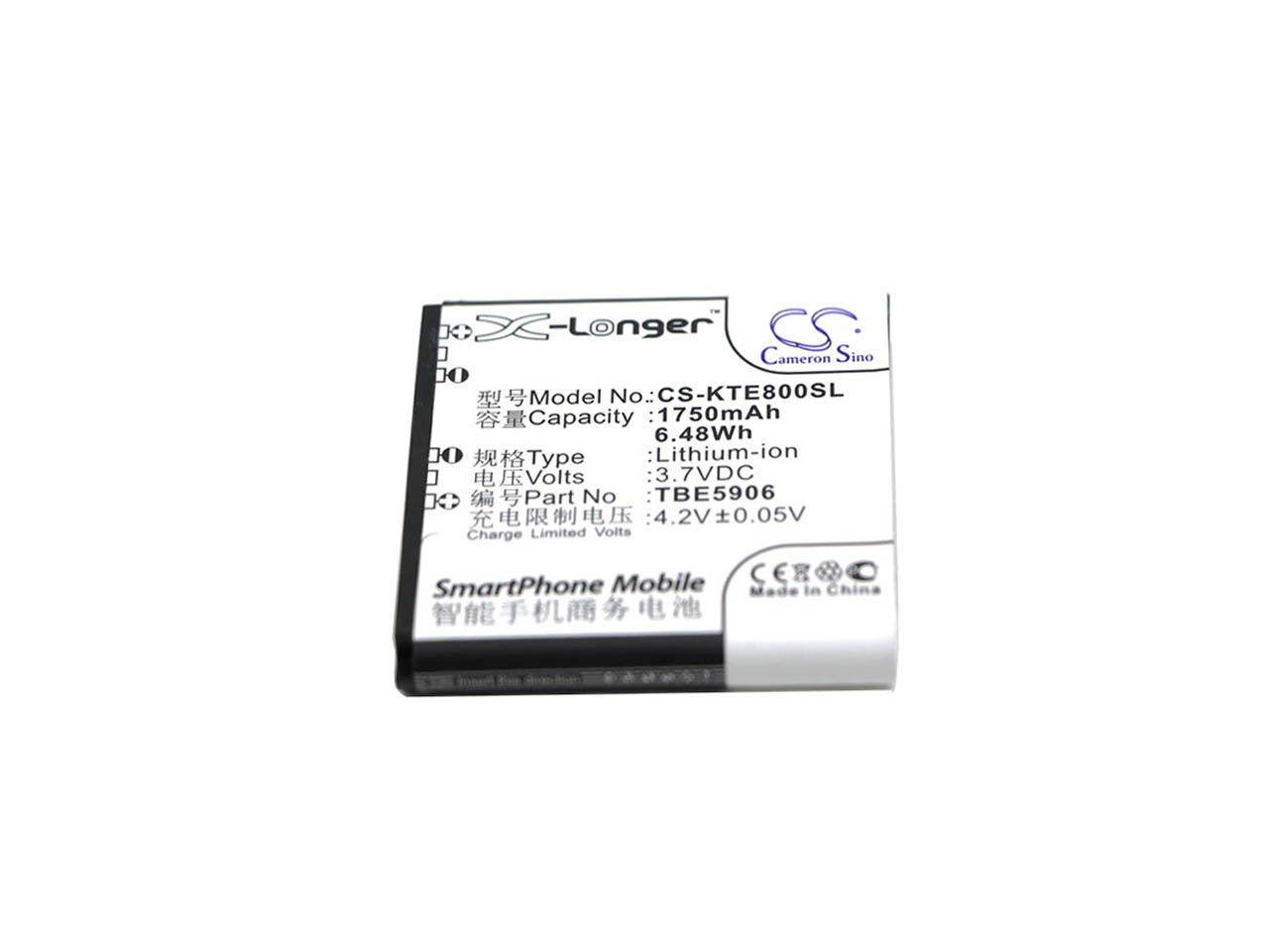 K-Touch TBE5906 1750mAh Li-ion aккумулятор